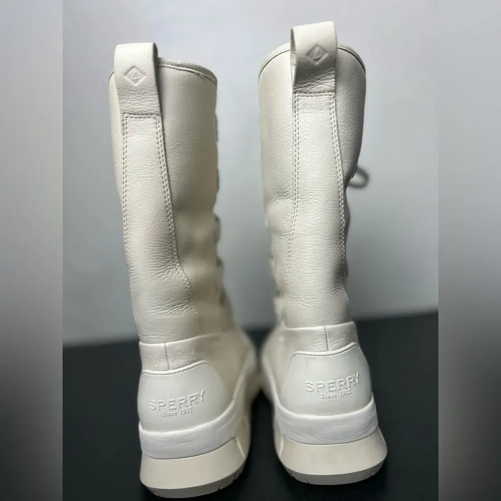 NWOT Sperry Women's Off-White Winter Boots Size 8.5